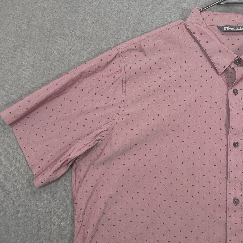 Travis Mathew Mens Patterned Button-Up Short-Slee… - image 7